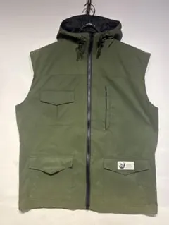 クレセントダウンワークス 別注　フードベスト　オリーブ　アメリカ製