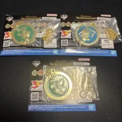 ポケモン　一番くじ　K賞　メタルチャーム　ミジュマル ツタージャ サルノリ 3点のサムネイル