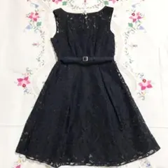 美品♡レースワンピース ネイビー