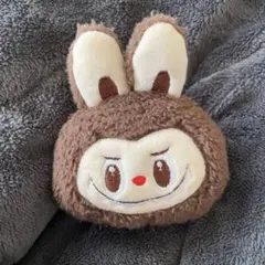 ラブブ 顔ポーチ　ファスナー付き