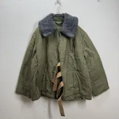 1109 Soviet quilted fur collar jacket 50のサムネイル