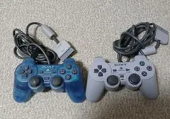 SONY PlayStation 1 ジャンクコントローラー2点セット