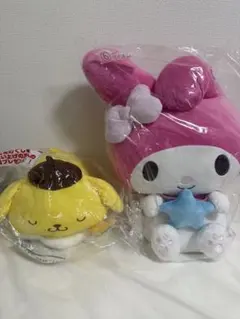 サンリオキャラクター大賞当りくじ 2025 ぬいぐるみ　マイメロ　ポムポムプリン