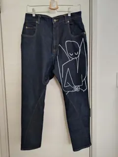 FRAPBOIS×PAUL KLEE　フラボア　クレー　コラボ　デニム　サルエルのサムネイル