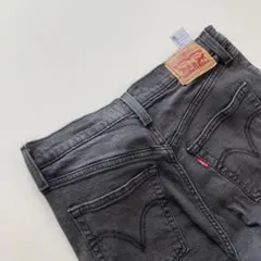 リーバイス RIBCAGE STRAIGHT ANKLE ボタンフライ ブラックのサムネイル