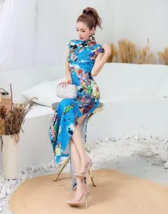 結婚式やパーティーにぴったり♪ チャイナロングドレス