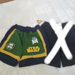 スター・ウォーズ 半ズボンと黒ショートパンツセット
