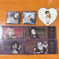 鬼滅の刃 柱展 缶バッジ アクリルコースター チケット風クリアカード 7点セット