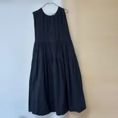 FREAK'S STORE ブラック ノースリーブ ロングワンピース