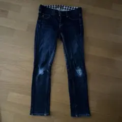 SOMETHING ダークブルー デニム