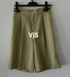 ViS　レディースショートパンツ　ライトグリーン　フリーサイズのサムネイル