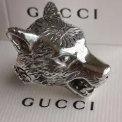 極美品】GUCCI グッチ ミスティックキャット リング 指輪 希少品 猫