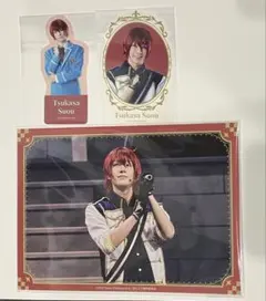 あんステ ナンジャ ミニゲームC賞 舞台写真イラス トシート ステッカー　朱桜司