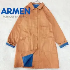 ARMEN/アーメン　トレンチコート　デニム　ステンカラー　ジェンダーレス