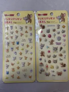 トムとジェリー プクプクシール 2シートセット