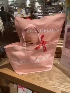 DEAN & DELUCA ピンクトートバッグセット