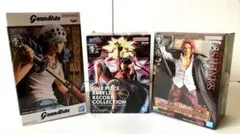 ワンピース フィギュアセット トラファルガー・ロー ルフィ シャンクス