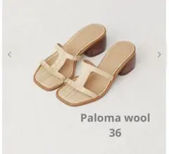 paloma wool レースアップサンダル ブラック - メルカリ