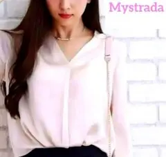 新品タグ付き】Mystrada フロントクロスブラウス 2024SS商品 - メルカリ