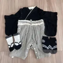 augelute 袴ロンパース 男の子 ６０〜70cm 靴下2セット付