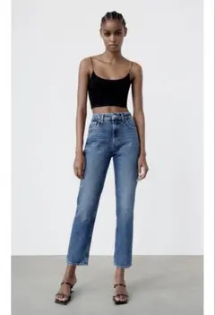 zara ストレートデニム