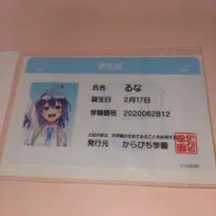 カラフルピーチ 学生証 名札バッジ からぴちパラダイス2025 えと