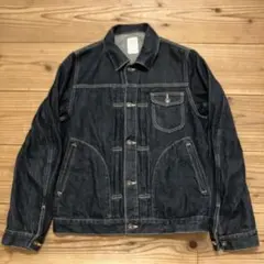 BUCK NUMBER 1st濃紺デニムジャケット size M