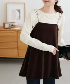 DISCOAT ベロアキャミチュニック