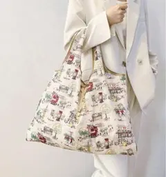 ヨーロッパ街並みバッグ