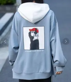 Red Cap Girl長袖パーカー　フード　ユニセックスMレッドキャップガール