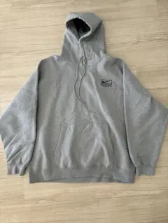 STUSSY × Nike グレー フード付きパーカー
