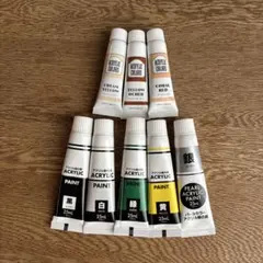 アクリル絵の具 8本セット