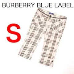 H1091-148◾️バーバリー　クロップドパンツ　ノバチェック