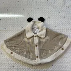 【7191】futafuta ミッキー　ポンチョ　110cm 新品