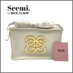 新品Seemi.by NICE CLAUP メタルロゴショルダー