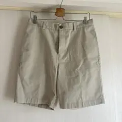 古着LLBeanハーフパンツ　ハーフチノパン　30 インチ　ベージュ