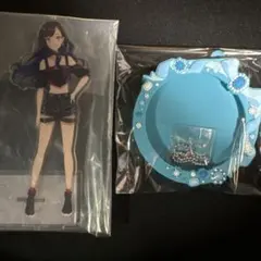 プロセカ ビビバス 白石杏 アクリルスタンド、缶バッジホルダー