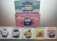 【韓国限定】ちいかわカップスリーブ＆シール5種(EDIYA COFFEEコラボ）