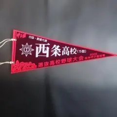第77回選抜高校野球大会 西条高校 記念ペナント