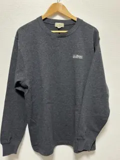 新品未使用メンズユニオン長袖T Mサイズチャコールグレー L.L.Bean