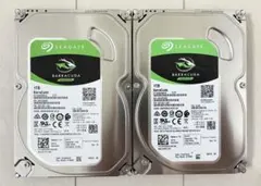 正常・2台セットSeagate BarraCuda 4TB×2 HDD - メルカリ
