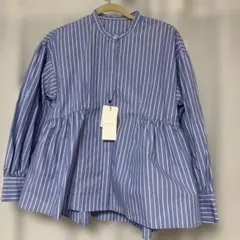OPAQUE.CLIP ストライプ長袖シャツ