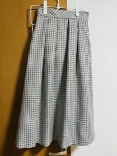 アーバンリサーチ ガンクラブチェックフレアスカート 38