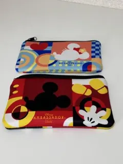 【最終値下げ】ディズニーアンバサダーホテル限定ポーチ2点セット ミッキー＆ミニー