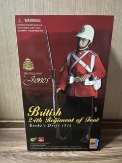 未使用 1/6 イギリス陸軍 第24歩兵連隊 ジョーンズ軍曹 ズールー戦争