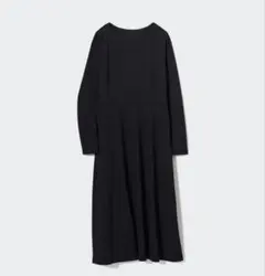 ブラック ロングワンピース 長袖