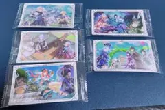 原神 シールウエハース 5枚セット