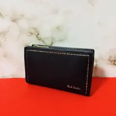 0174 Paul Smith ブラック メンズ コインケース キーケース