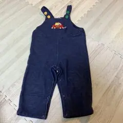 ベビー MIKI HOUSE オーバーオールロンパース　ミキハウス