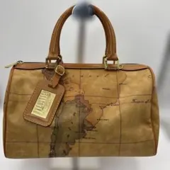 プリマクラッセ 地図柄 ハンドバッグ 小型